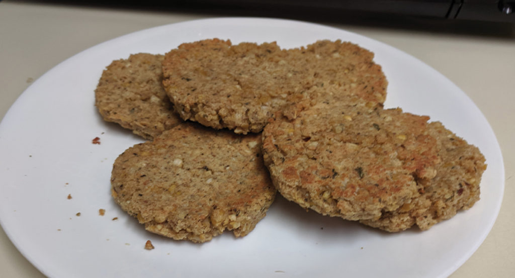 Super easy garbanzo bean patty recipe