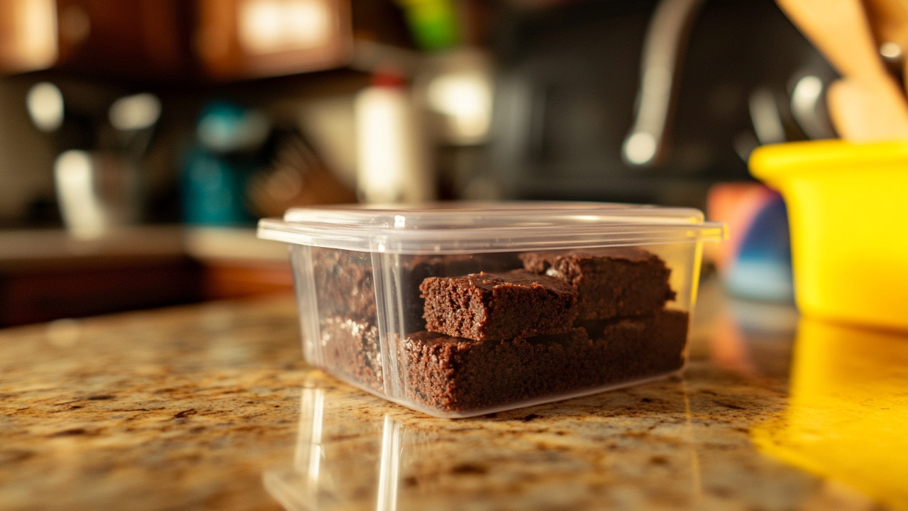 How to store brownies