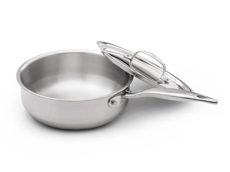 heritage steel 3 quart american made stainless steel saucier