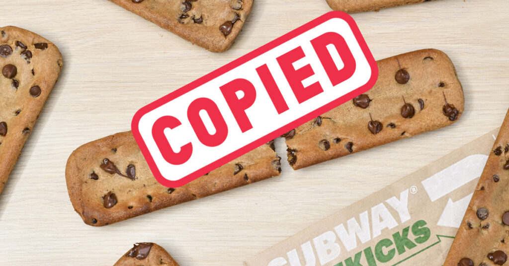 copy of Subway's chocolate chip cookies
