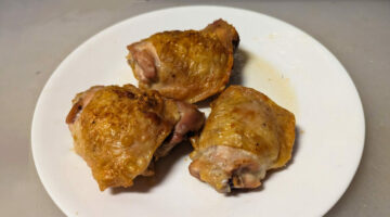 crispy toaster oven chicken thighs recipe