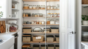 kitchen and pantry organization
