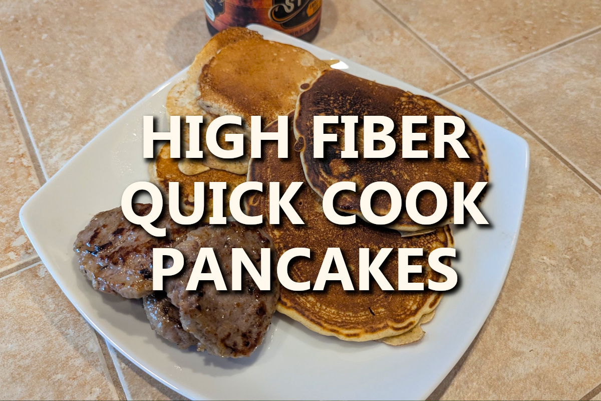 High Fiber Pancakes for two