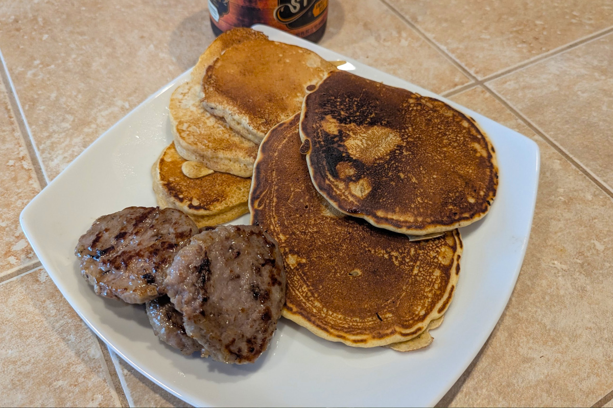 High Fiber Pancakes For Two