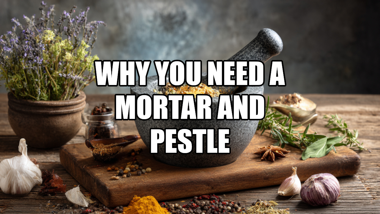 Why You Need A Mortar and Pestle