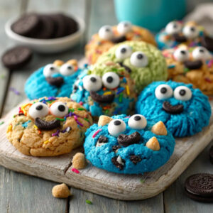 Monster halloween cookies