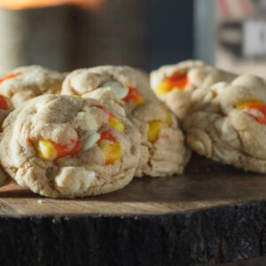 candy corn halloween cookies