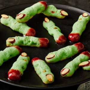 witch fingers halloween cookies