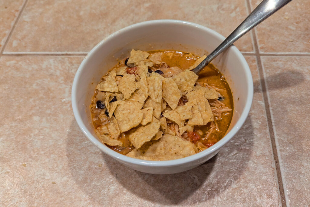 Easy creamy chicken tortilla soup recipe