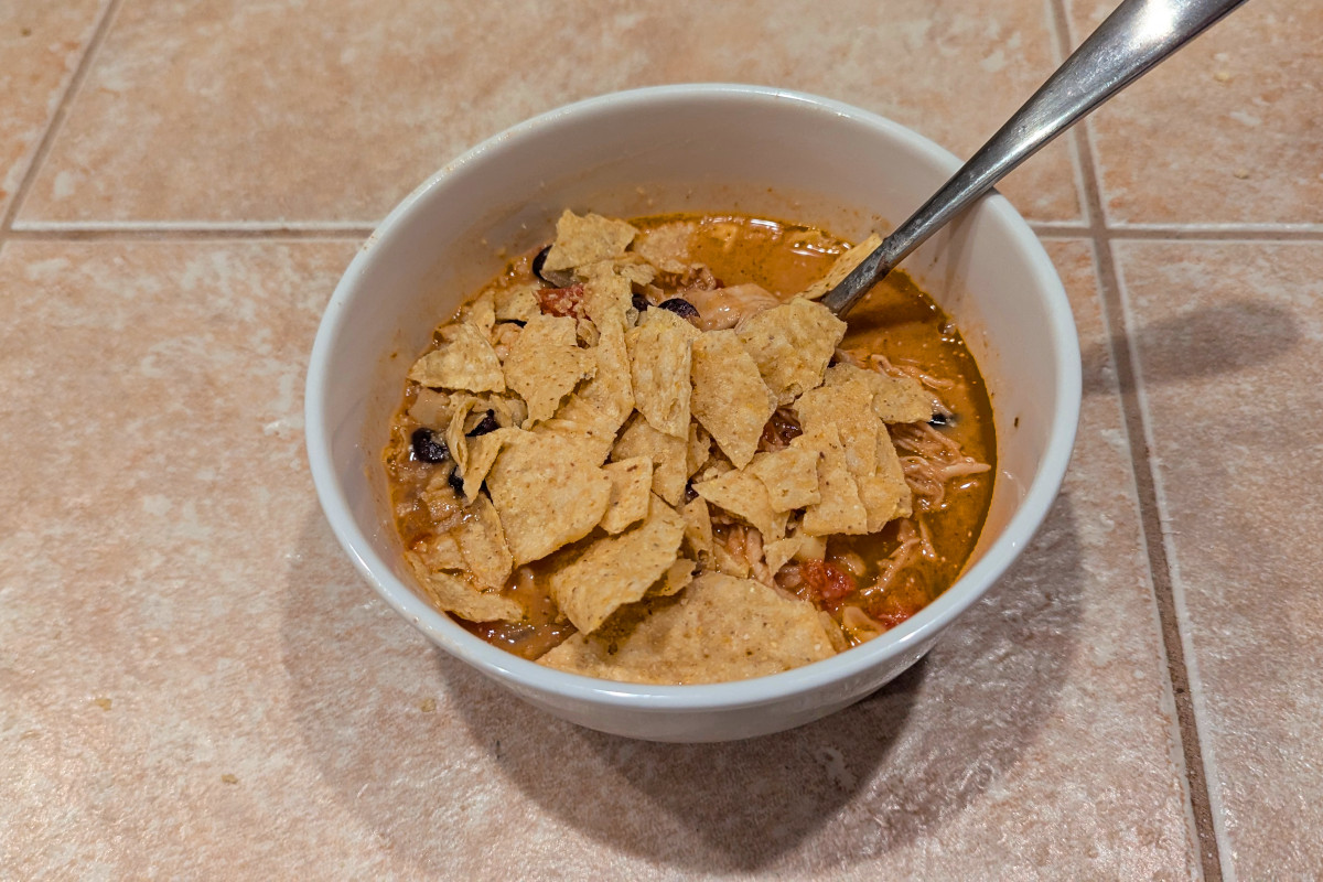 Easy creamy chicken tortilla soup recipe
