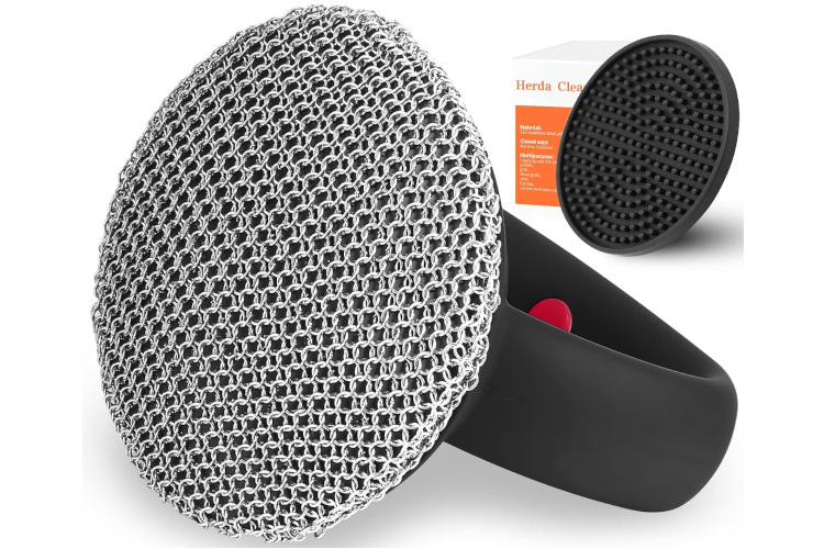 Herda cast iron pan scrubber
