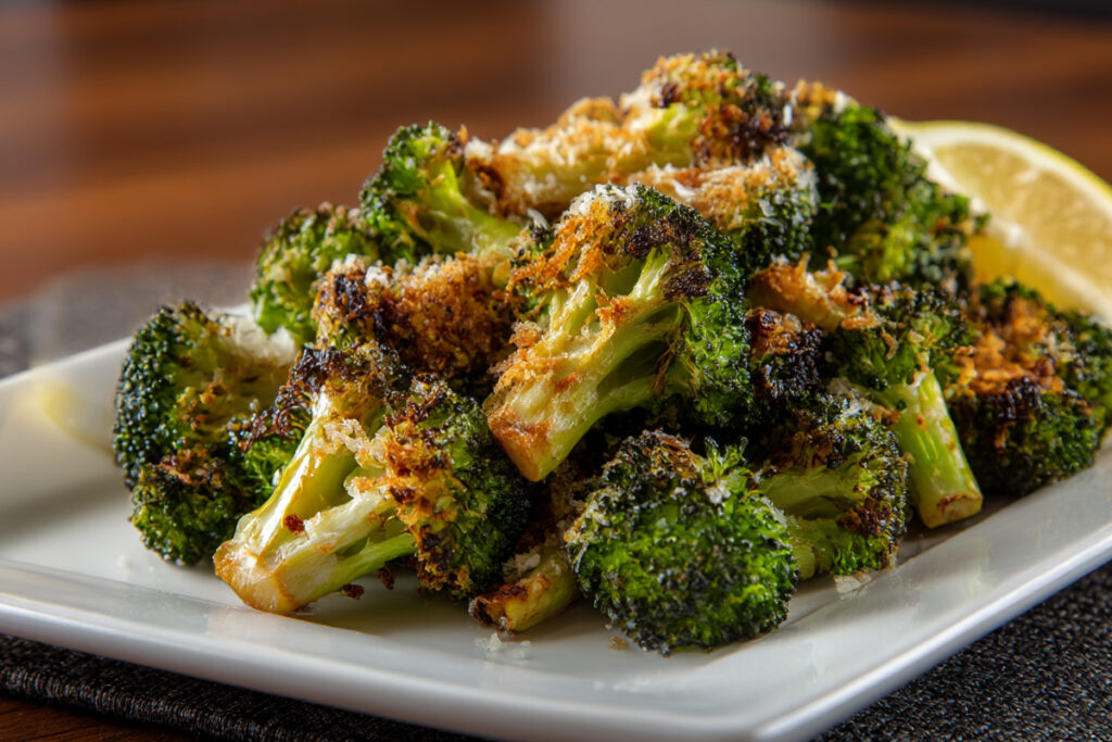 Crispy Parmesan Roasted Broccoli