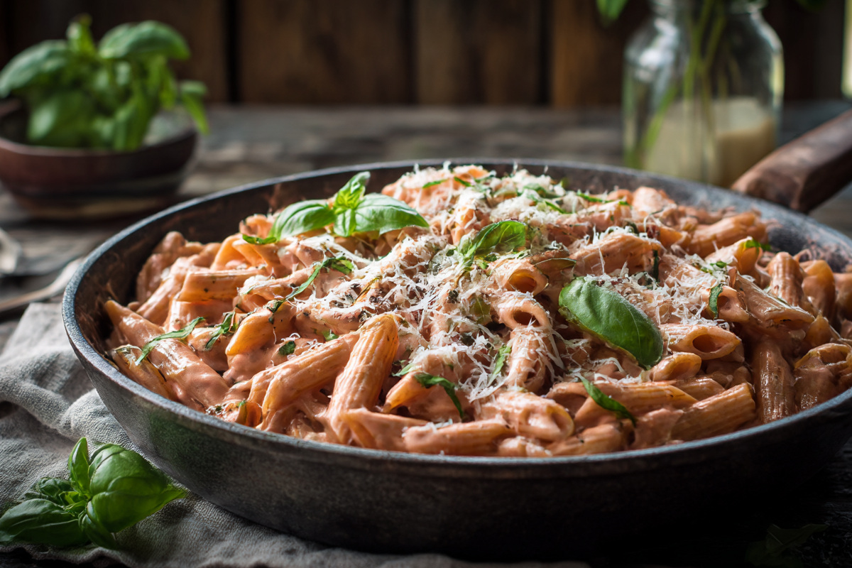 One-Pot Creamy Tomato Basil Pasta