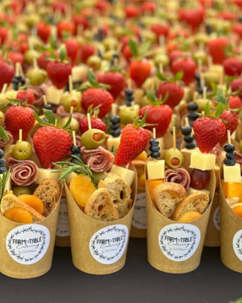 grazing cups by cateringbychefmelissa on instagram