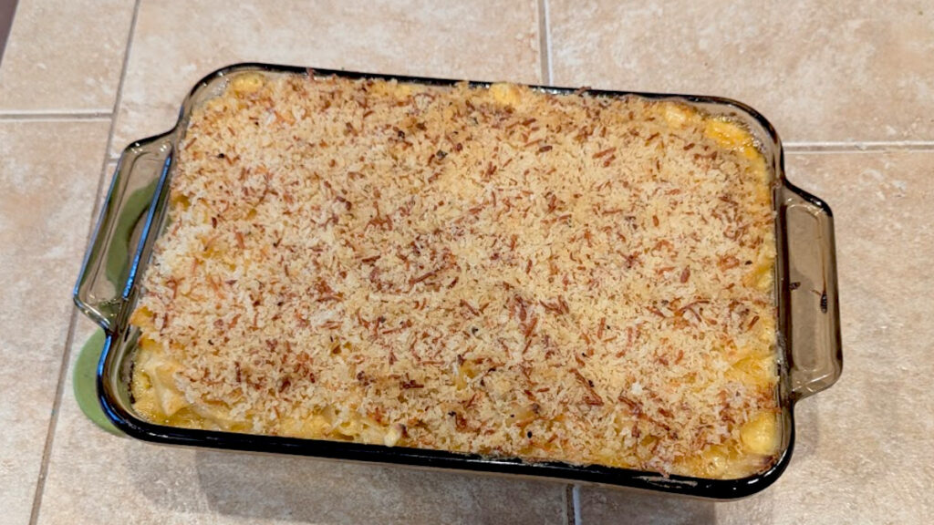 gooey baked macaroni and cheese recipe