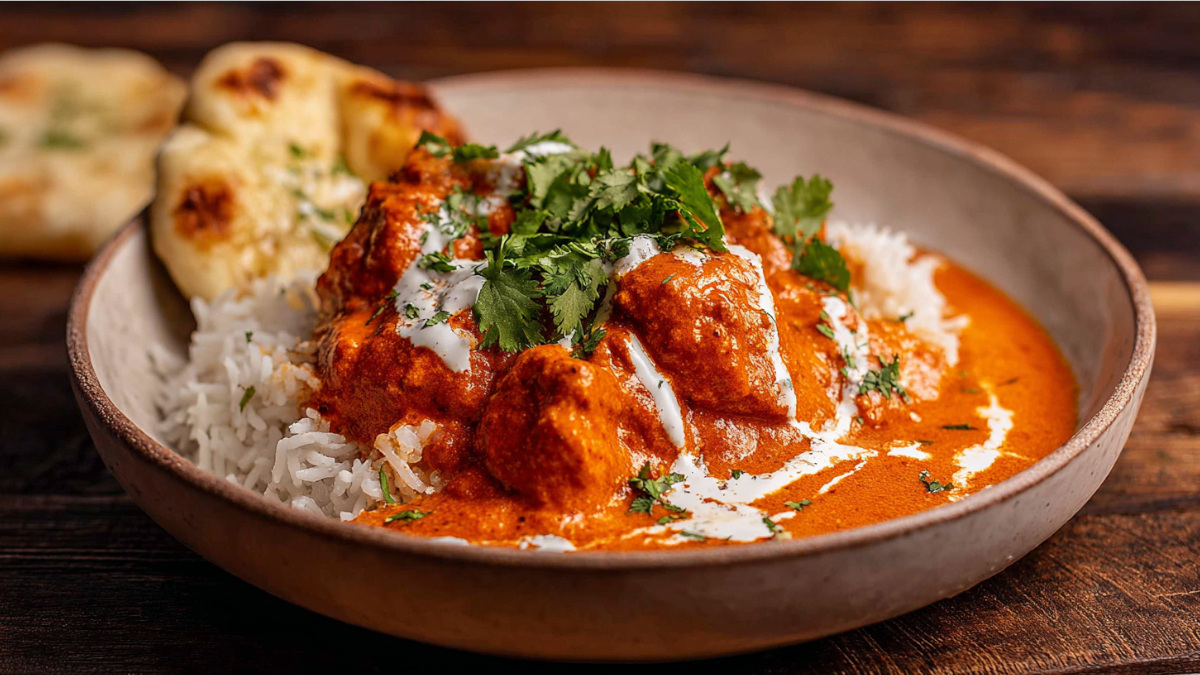 Butter chicken in the slow cooker