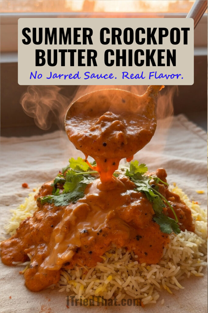 Slow cooker butter chicken