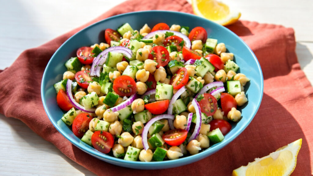 delicious and light Chickpea Salad
