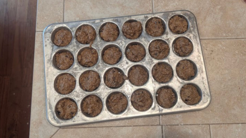 high fiber bran mini-muffins.